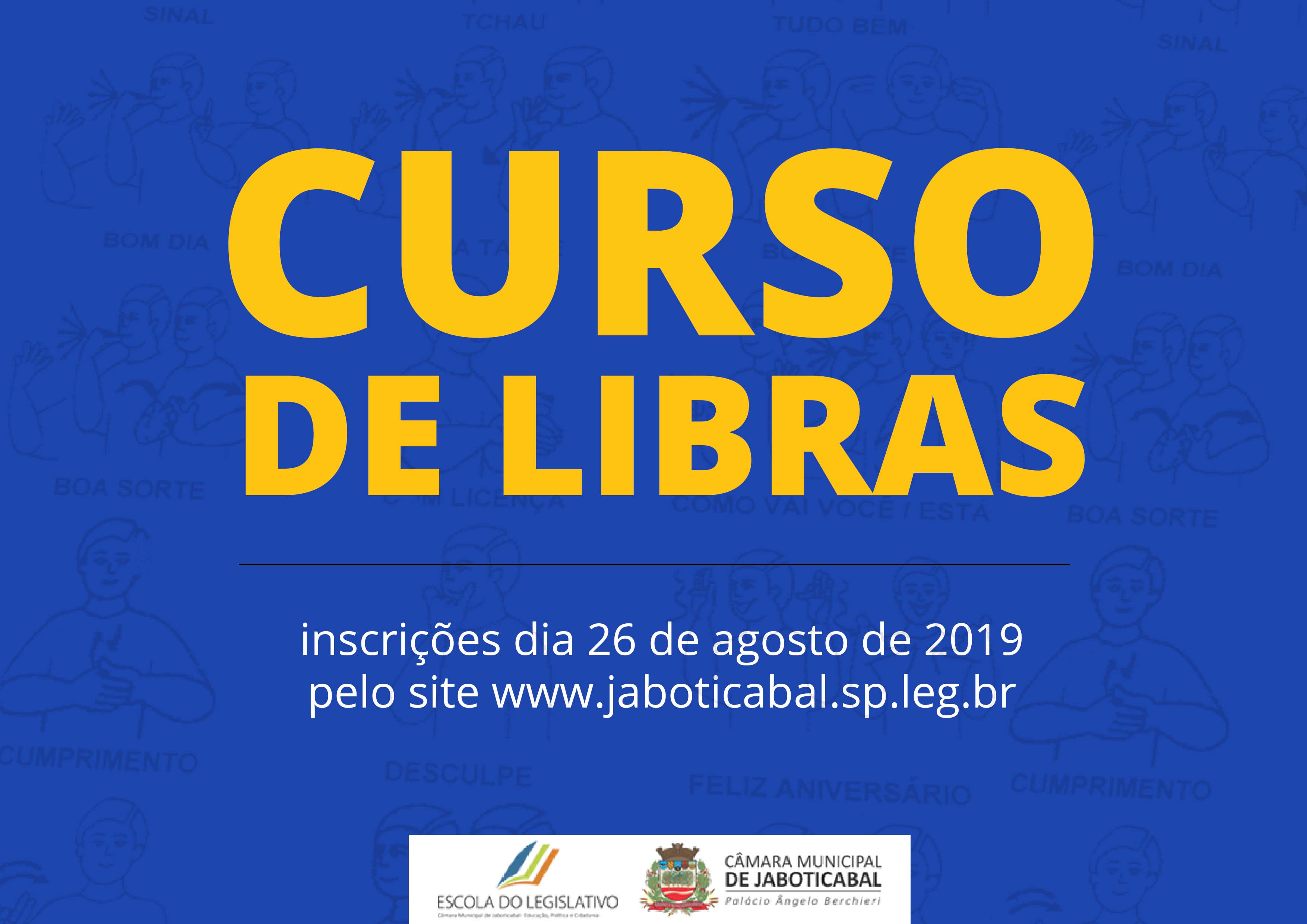 Escola do Legislativo abre inscrições para o curso gratuito de LIBRAS no dia  26/08 - Portal Fonte