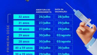 Photo of Jaboticabal anuncia datas de agendamento e vacinação para público a partir de 28 anos; confira também sobre as segundas doses