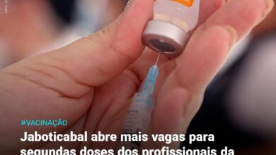 Photo of Jaboticabal abre mais vagas para segundas doses dos profissionais da saúde; vacinação acontece dias 9 e 10