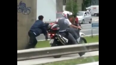 Photo of Jovem algemado que aparece em vídeo sendo puxado por moto de PM de SP tem 18 anos e foi preso por suspeita de tráfico