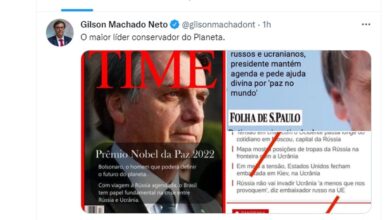 Photo of Ministro posta capa falsa da revista ‘Time’ e atribui a Bolsonaro a retirada de tropas russas na fronteira com a Ucrânia